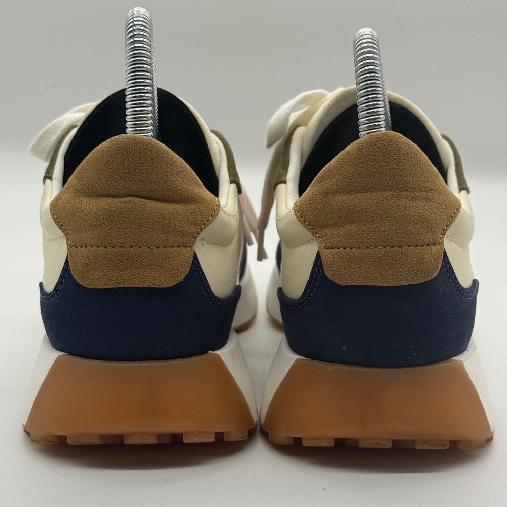Steve Madden Sneakers Womens 11 Multi Colorblock Leather Suede Retro Platform - Picture 6 of 9